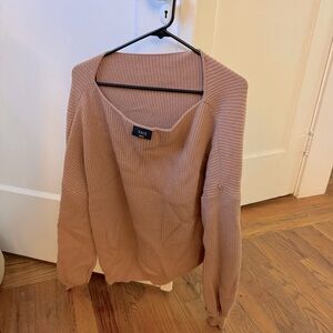 Off the shoulder sweater